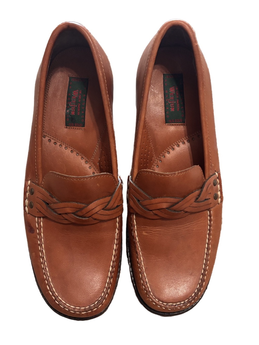 G.h. Bass Weejuns caliope- Brown Leather Loafers - 8M
